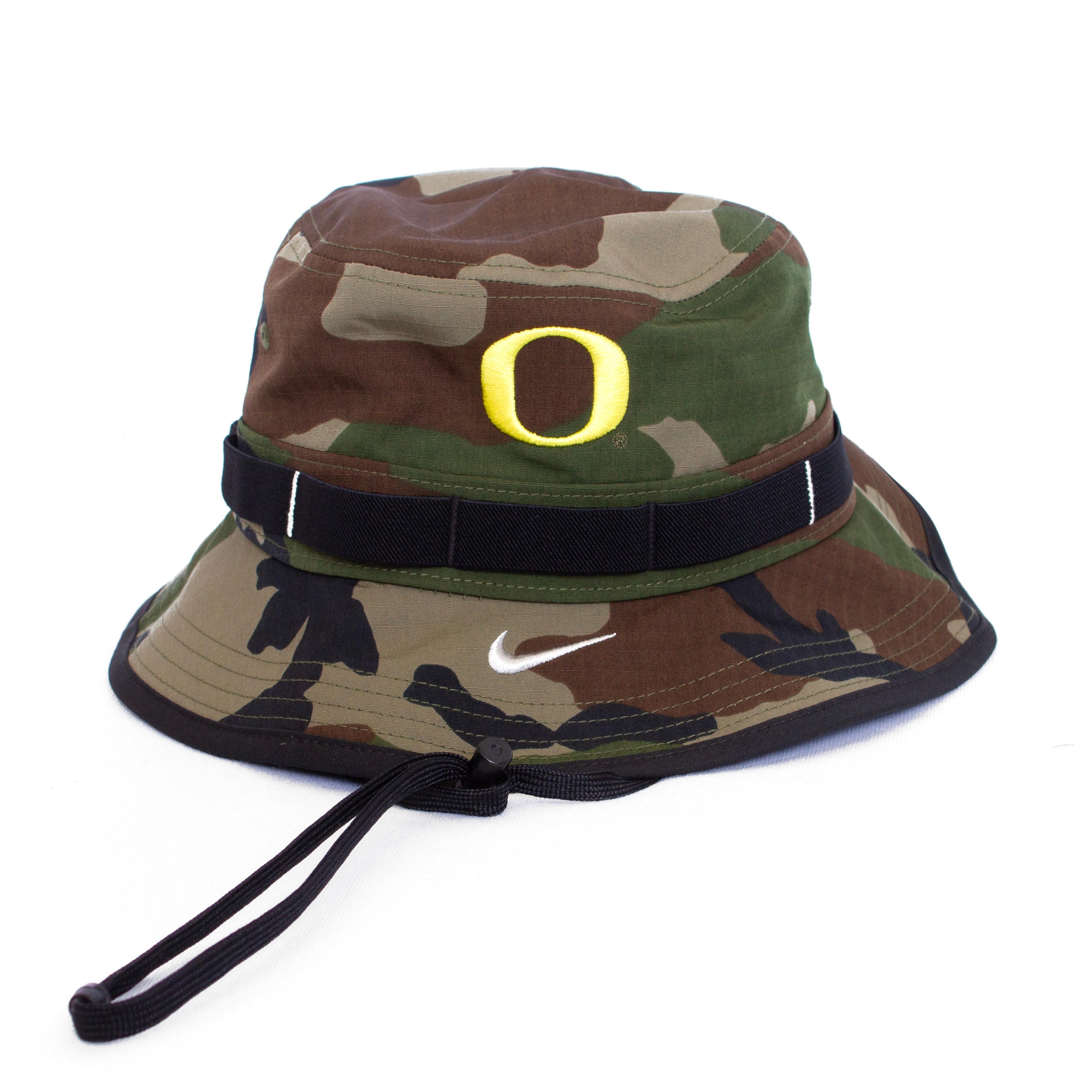 Classic Oregon O, Nike, Green, Boonie, Performance/Dri-FIT, Accessories, Unisex, Camo, Ripstop, Military, Hat, 812089